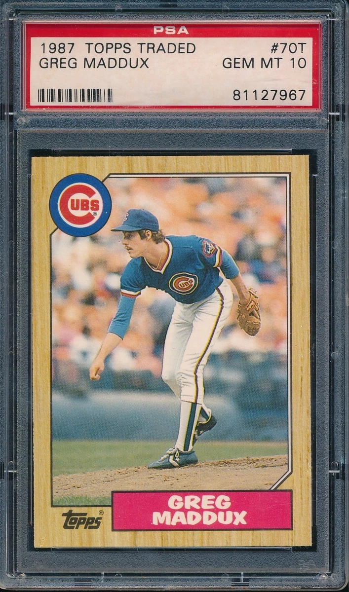 Greg Maddux Professional Sports Authenticator (PSA) Baseball