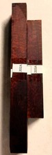 1 pc 1.25" x 1.25" x 8"  1 pc 1.25" x 1.25" x 12" Figured Snakewood turnings