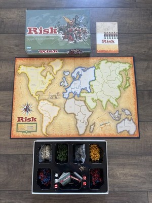 Risk: The Game of Global Domination (2003, Hasbro) Complete Some Pieces Unopened