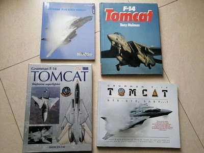 4 Bücher Grumman F-14 Tomcat Shipborne Superfighter Bye Bye Baby Uncovering Daco
