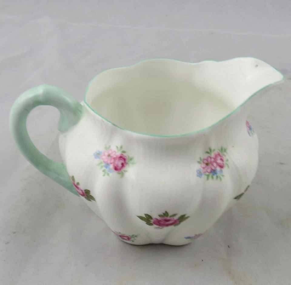Shelley Rosebud Dainty Pattern 13426 Creamer Pitcher - image 2 of 4
