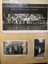 Énorme pi 1935-1947 Album photo Dodge, Iowa. Duncombe élémentaire à haute sch