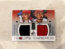 2025-26 UD SP Game Used Troupe Threads 140/199 Aho Jarvis Carolina Hurricanes