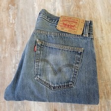 Levis 501 Denim Men Jeans 36x30 blue Straight fit button fly Measures 36x28.5