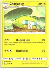 Charjabug SM Base Set 51/149 Uncommon Pokemon Near Mint Pokemon Card