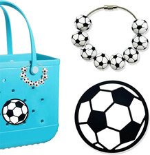 2Pcs Charms for Bogg Bag Accessories, Sport Beach Bag Accessories for Simply Sou