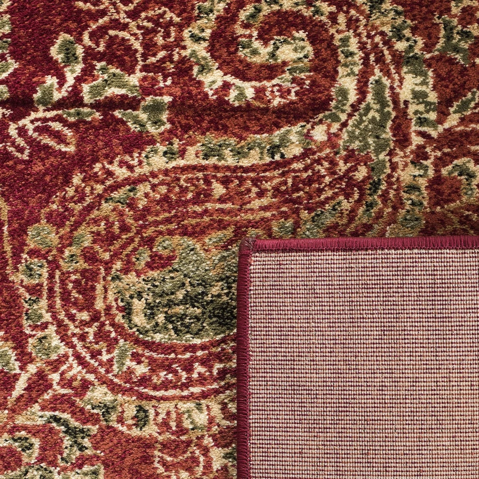 Lyndhurst Collection Runner Rug - 2'3" x 12', Red & Multi, Traditional Paisle... - Image 4 of 4