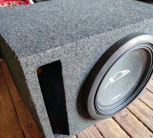 Alpine SWX-1242D 12in. Car Subwoofer w/Ported Enclosure