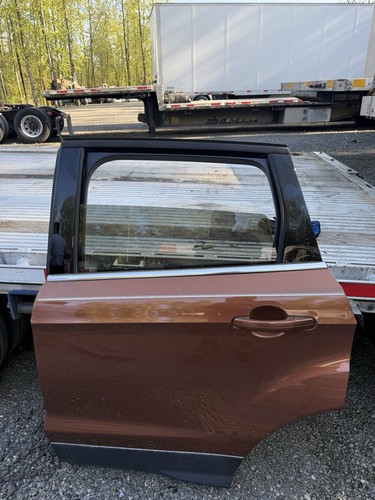 2017 Ford Escape Left Rear Door OEM Complete Brown Bronze Power Window