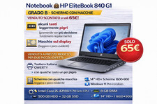 ★ Hp EliteBook 840 G1 14" ✅ Intel Core i5-4200U 8 GB RAM 500 GB Win11 PRO ★