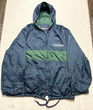 Vintage 90s Indiana Hoosiers Blue & Green King Louie Windbreaker Size Medium USA