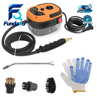 Dampfreiniger 2500W Tragbar Hochtemperatur HandgeräT Mit BüRstenköPfen Auto