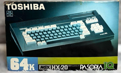 TOSHIBA HX-20 MSX PASOPIA IQ Personal Computer with Box & Manual Made In Japan