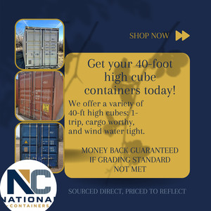Multiple 40ft High Cube Shipping container