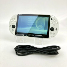 PS Vita PCH-2000 Sony PlayStation Glacier White Console Cable Region Free 340