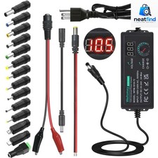Universal Power Supply 3V 24V 3A 72W Adjustable Variable 3V 5V 6V 9V 12V 15V ...