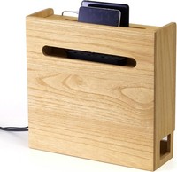 Wlan Router Aufbewahrungsbox Holz Organizer Rack Regal Kabelmanagement