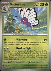 Butterfree 012/165 Uncommon - Scarlet & Violet 151