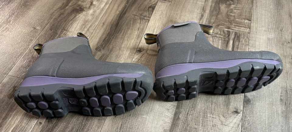 Noble Outfitters MUDS Womens Size 6 R Everyday 6" Boot Wisteria Granite rain - Image 4 of 4