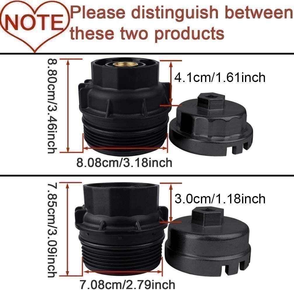 Oil Filter Cap Wrench 64mm For Toyota Camry Corolla Highlander RAV4 Lexus