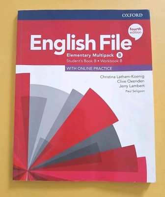 Oxford ENGLISH FILE 4th Edition Elementary MULTIPACK B (Units 7-12 of SB+WB) 