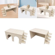 Hamsterhaus aus Holz zusammenbauen Erkundungsspielzeug Unterstand Hamster Grabkasten für