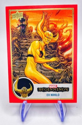 2022 Upper Deck Marvel Beginnings Volume 2 Series 1 #166 Ex Nihilo Red Border