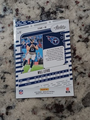 2024 Panini Absolute Blue /99 Will Levis Tennessee Titans #97 | eBay
