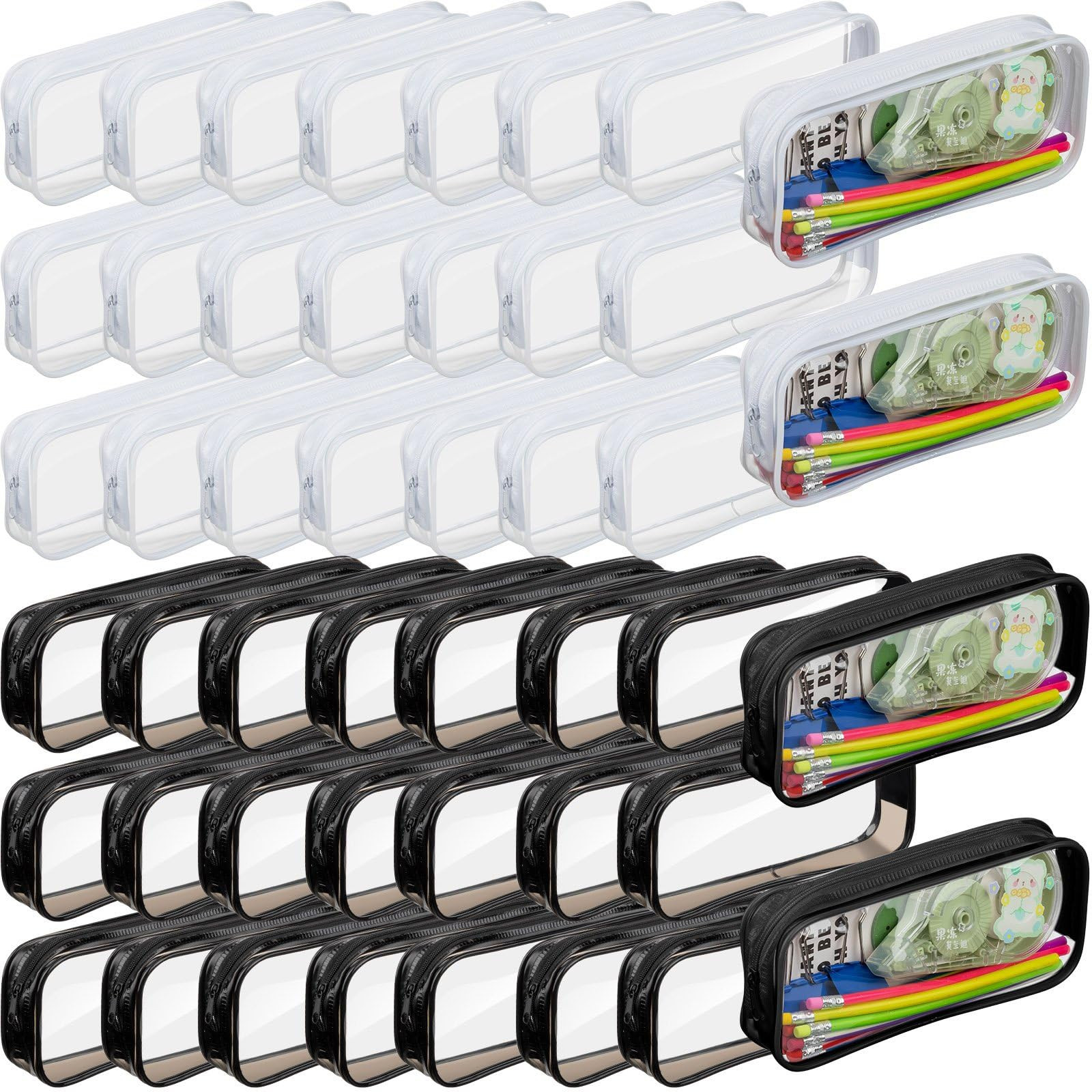 Pouches, Waterproof Zipper Storage Bags 7.9x3.15x1.4"