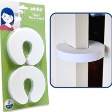 2-Pack of Finger Pinch Guards - Safe Door Stop for Kids and Pets