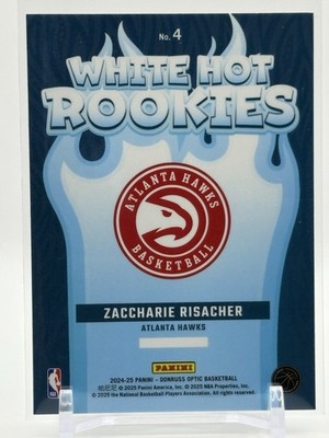 2024-25 Donruss Optic ZACCHARIE RISACHER RC WHITE HOT ROOKIES #4