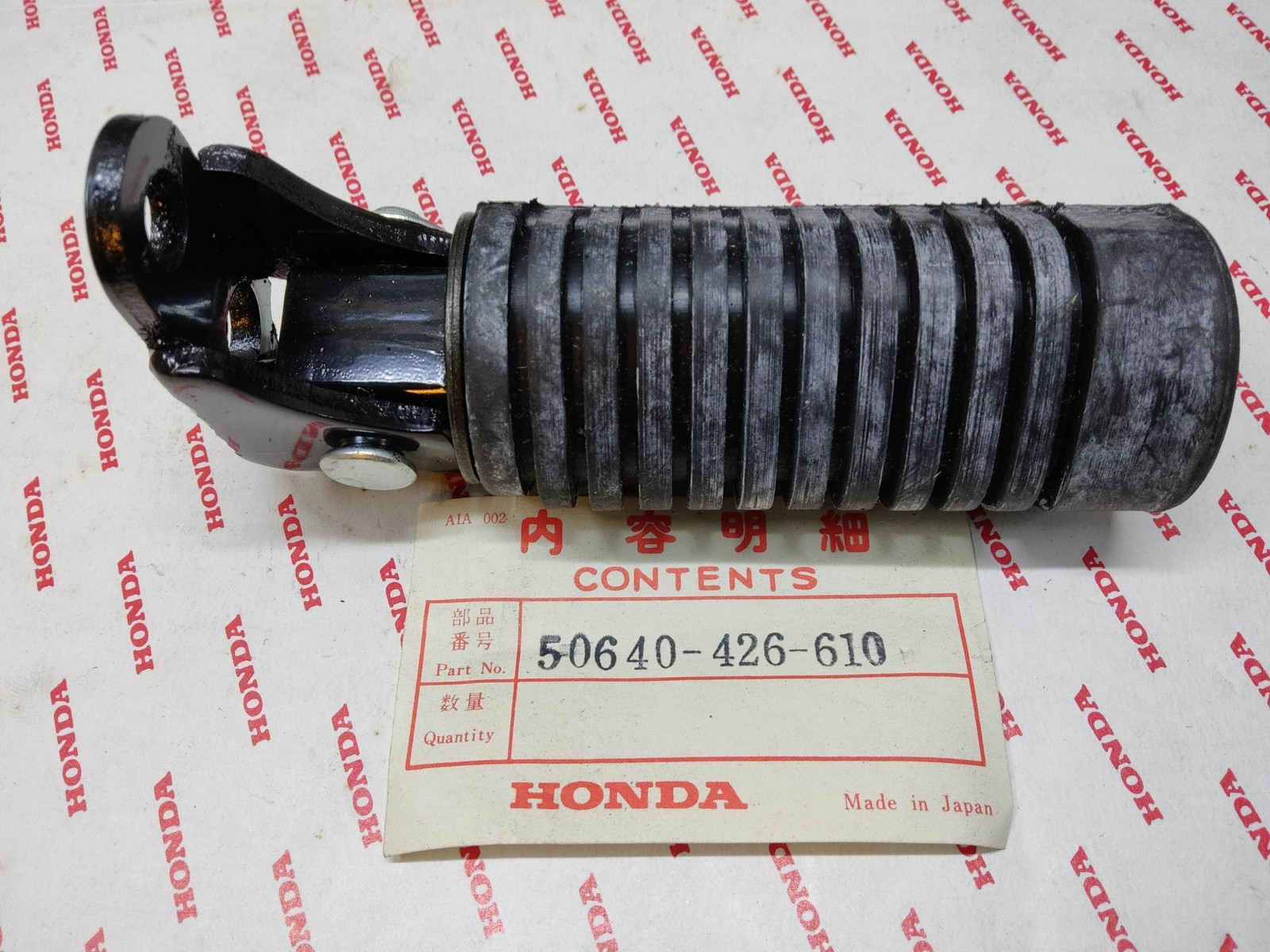 Repose-pied avant gauche Honda CB650 Z/B 50640-426-610 d'origine en acier