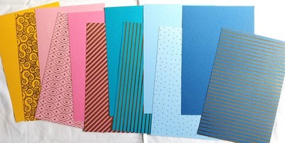 Hobbyauflösung (M23) Motivkarton Hintergründe Basics mit Hotfoil Gold