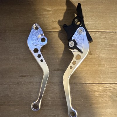 PSR - 00-00673-20 - Click-N-Roll Short Dagger Brake Lever, Chrome