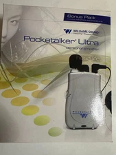 williams sound Pocketalker ultra include earphone and headphone, Bonus Pack