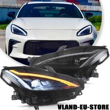 Paar LED-Scheinwerfer Sequenzieller Blinker für 2021-2024 Toyota GR86 Subaru BRZ
