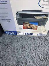 Epson Stylus CX3810 Color Inkjet All Purpose All In One Printer W/Ink New!
