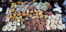 Huge Lot Of Nasco Replica Rubber Fake Food For Dieticians Or Props