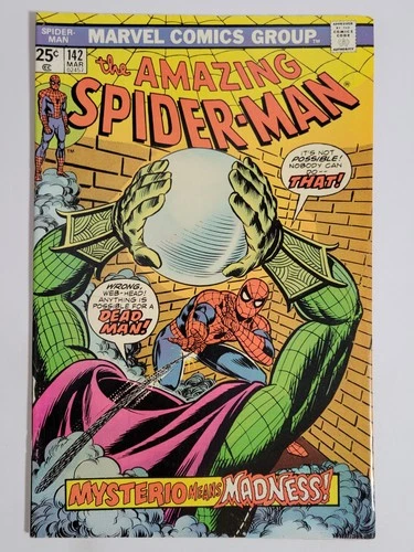 Amazing Spider-man #142 Marvel 1975 VF- 7.5 1st cameo app of Gwen Stacy clone