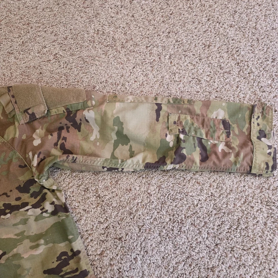 Army OCP Coat Improved Hot Weather Combat Uniform Mens Large Regular Camo Jacket - Image 4 of 4