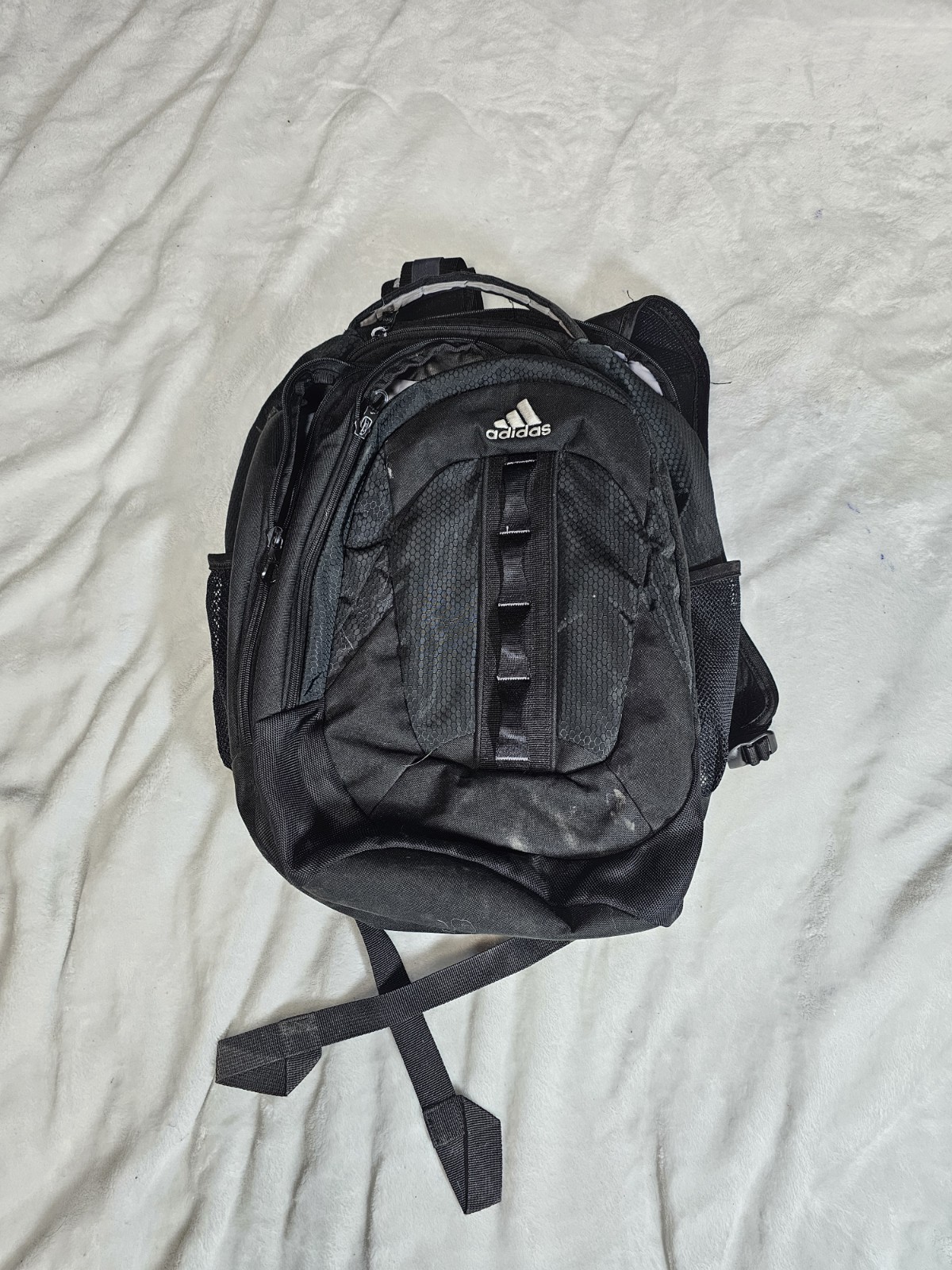 Adidas Black Backpack Load Spring Multi Pocket La… - image 1