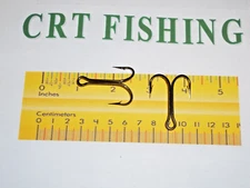 EAGLE CLAW 774D BRONZE DOUBLE HOOK SIZE 3/0 25 PACK