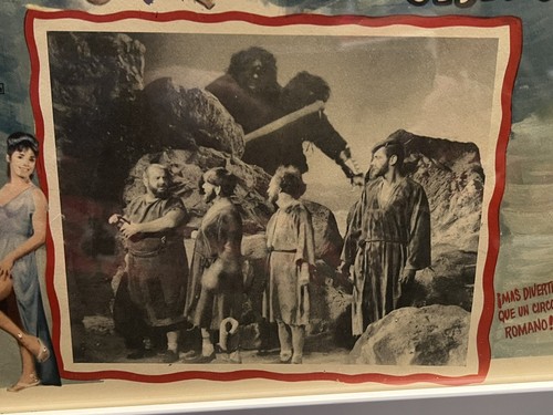 The Three Stooges Meet Hercules Vintage Movie Lobby Title Card 1962 RARE Spanish - Picture 3 of 4