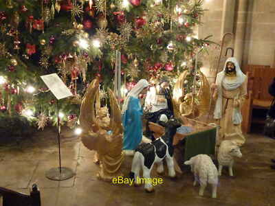 Foto 12x8 Krippe in der Kathedrale von Ely aufgenommen nach dem Weihnachtslied c2012