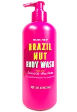 Trader Joe's Brazil Nut Body Wash Coconut Oil Shea Butter 16oz New