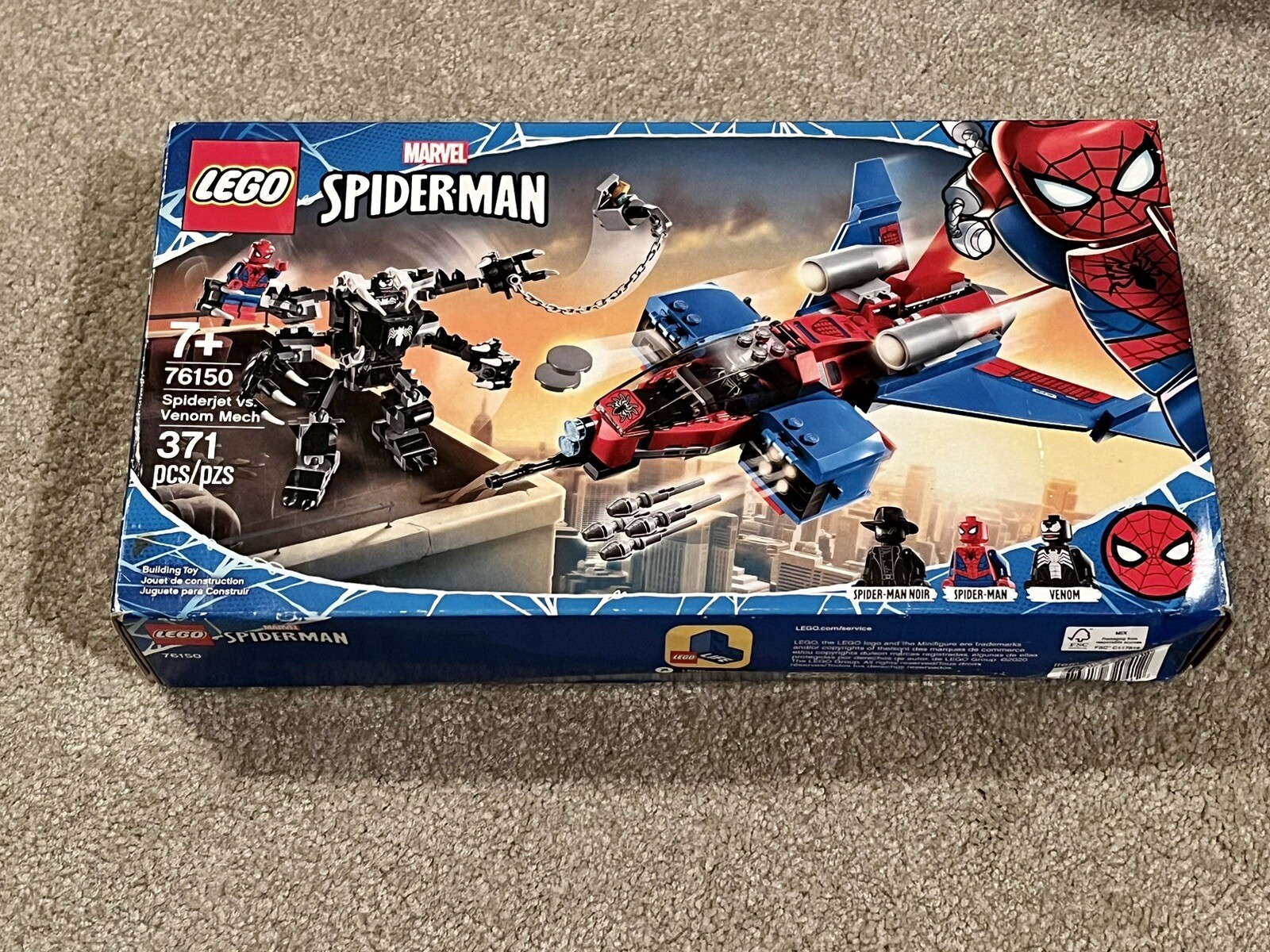 LEGO Spiderjet vs. Venom Mech Super Heroes (76150) (Damaged Box)  673419320412 | eBay