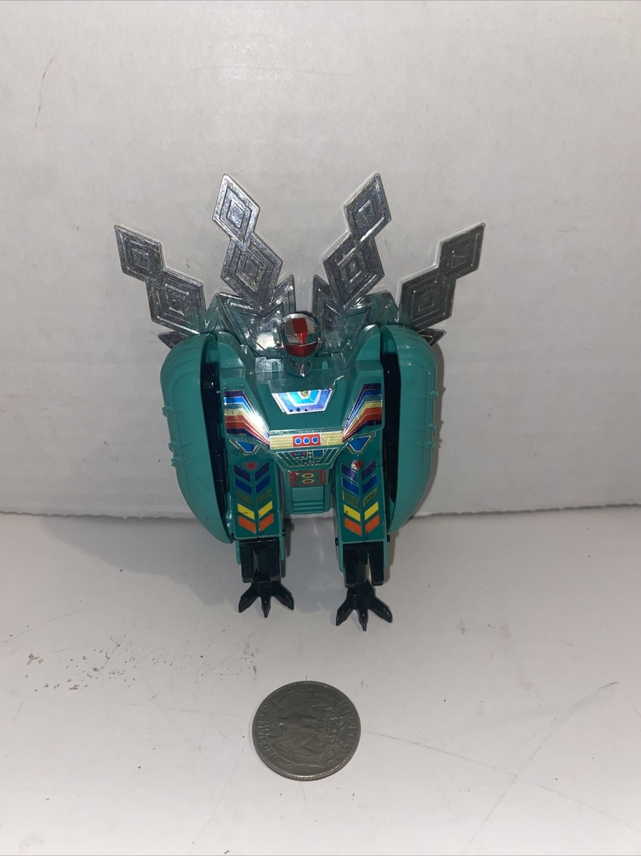 Vintage Transformer Robot Changers Mighty Peacock Missing Peacock