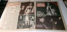 SEX PISTOLS Vintage Original 2 Page Article Johnny Rotten Sid Vicious Punk Rock