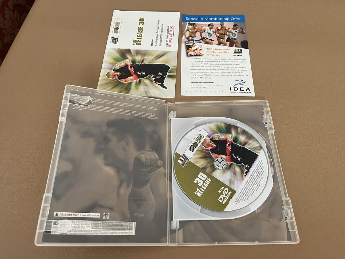 Les Mills BODYCOMBAT 30 DVD, CD, Notes body combat eBay
