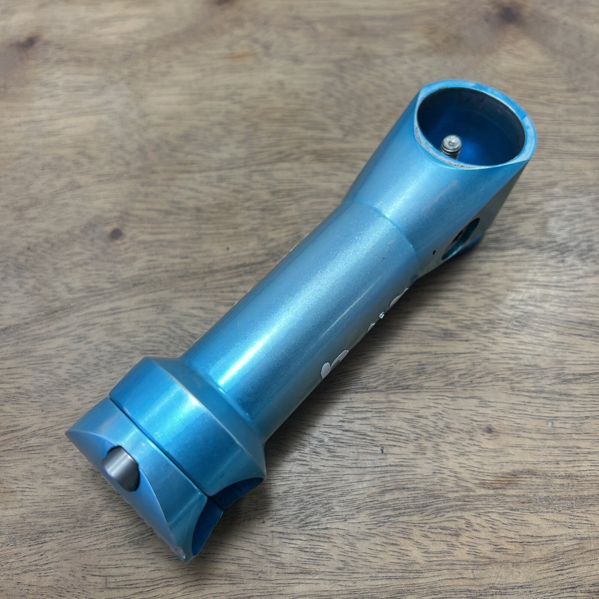 Ringle Zooka Stem Threadless Turquoise Anodized 1 1/8